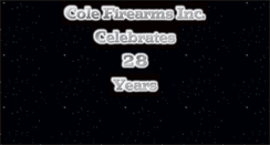 Desktop Screenshot of colefirearms.com